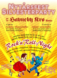 Nytårsbal "Rock'n'Roll" på Havneby Kro